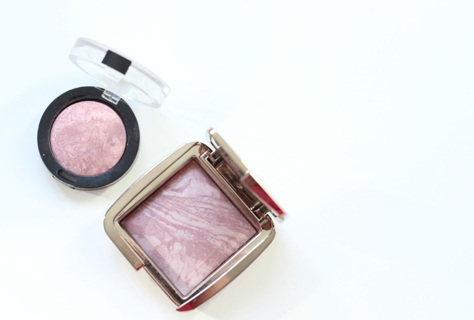 A drugstore dupe for the Hourglass ambient lighting blushes
