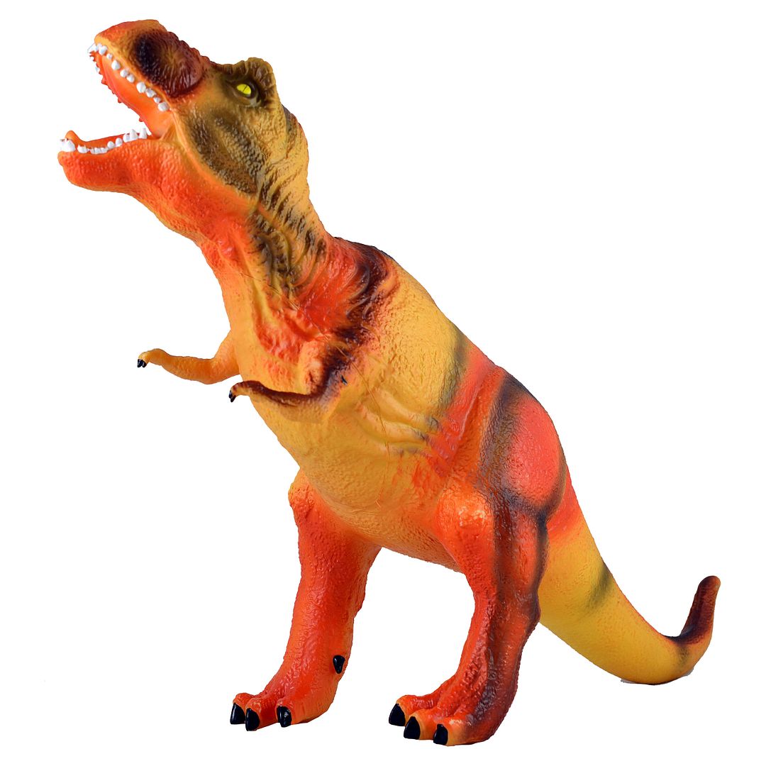 large soft plastic dinosaur toys