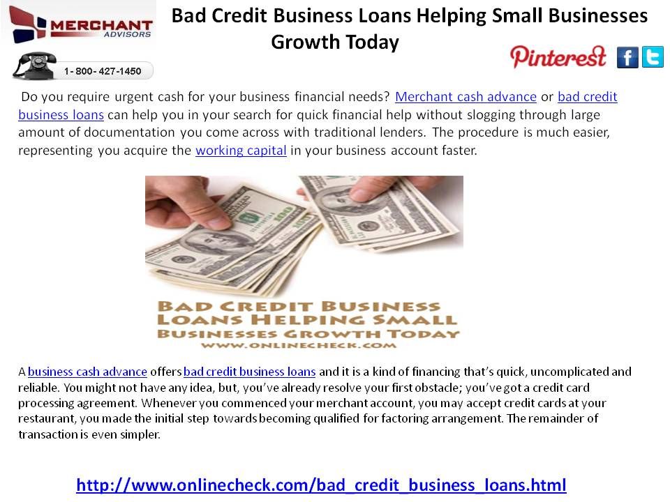 Bad Credit Business Loans (c) lisa_ann6 business loans for bad credit