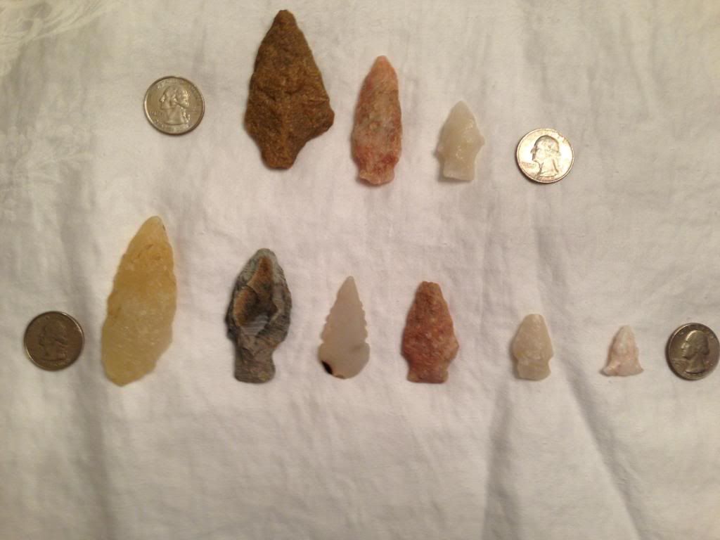 Va Arrowheads Weird Creamy White One